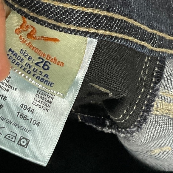 Citizens Of Humanity Women Grommet Electric Guitar Stretch Bootcut Jean Sz 26 N2 - Picture 11 of 12